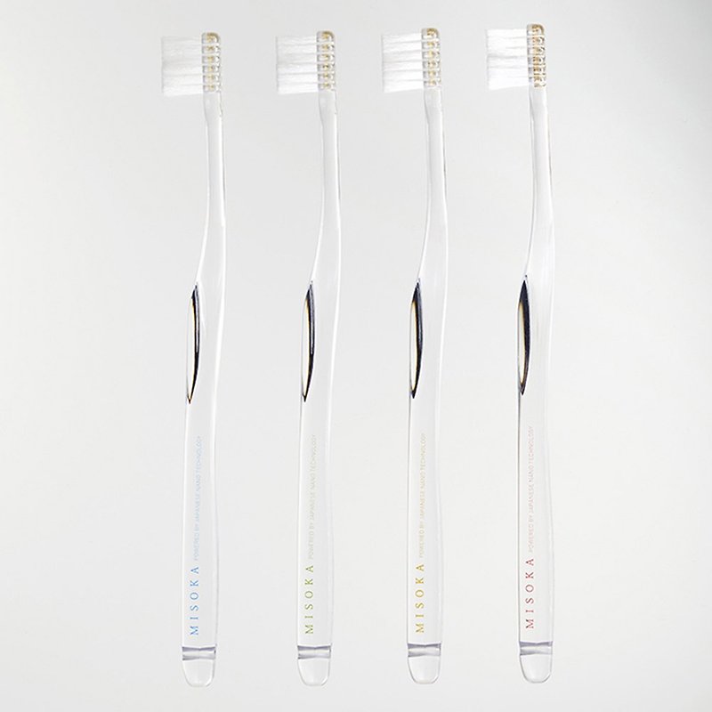 MISOKA Nano Mineral Toothbrush V-shaped Dental Style (6-pack discount) - แปรงสีฟัน - เรซิน 