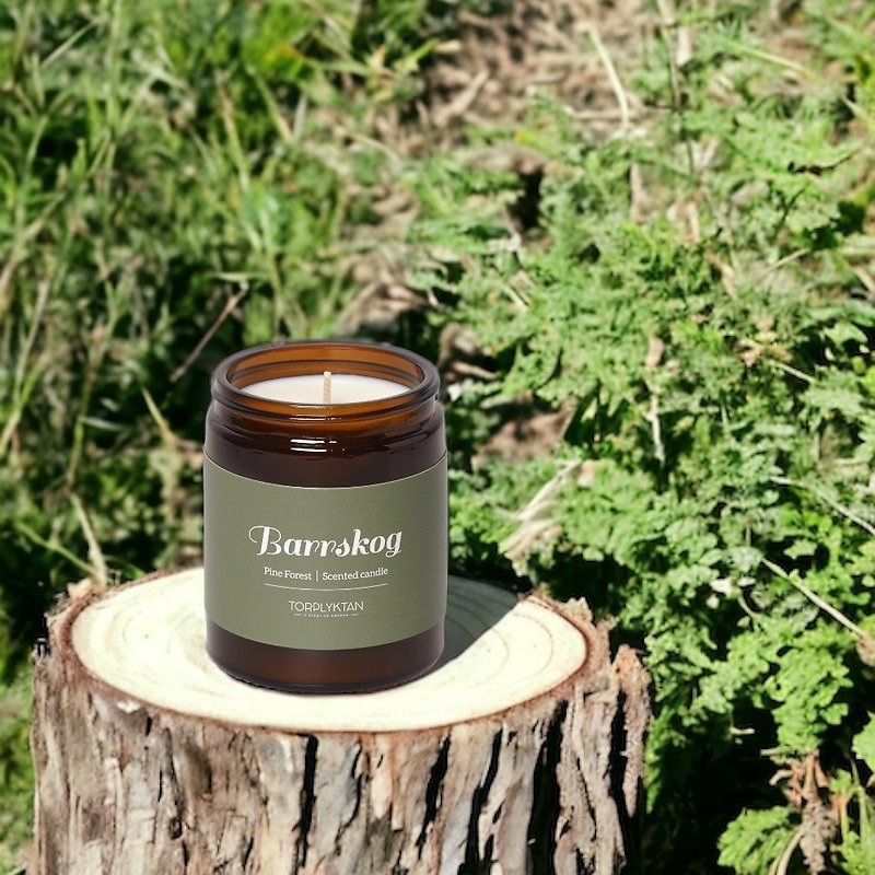 【Torplyktan】 Pine Forest Candle 160ml - Candles & Candle Holders - Wax 