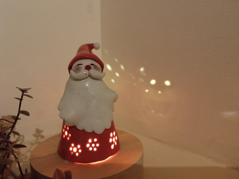 聖誕老公公小夜燈 - 擺飾/家飾品 - 陶 