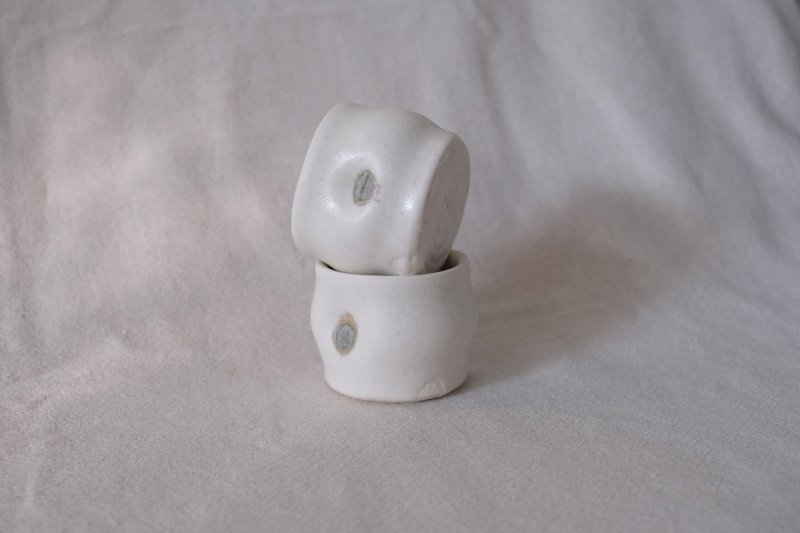白釉野斑- 茶杯組-1 - 茶壺/茶杯/茶具 - 瓷 