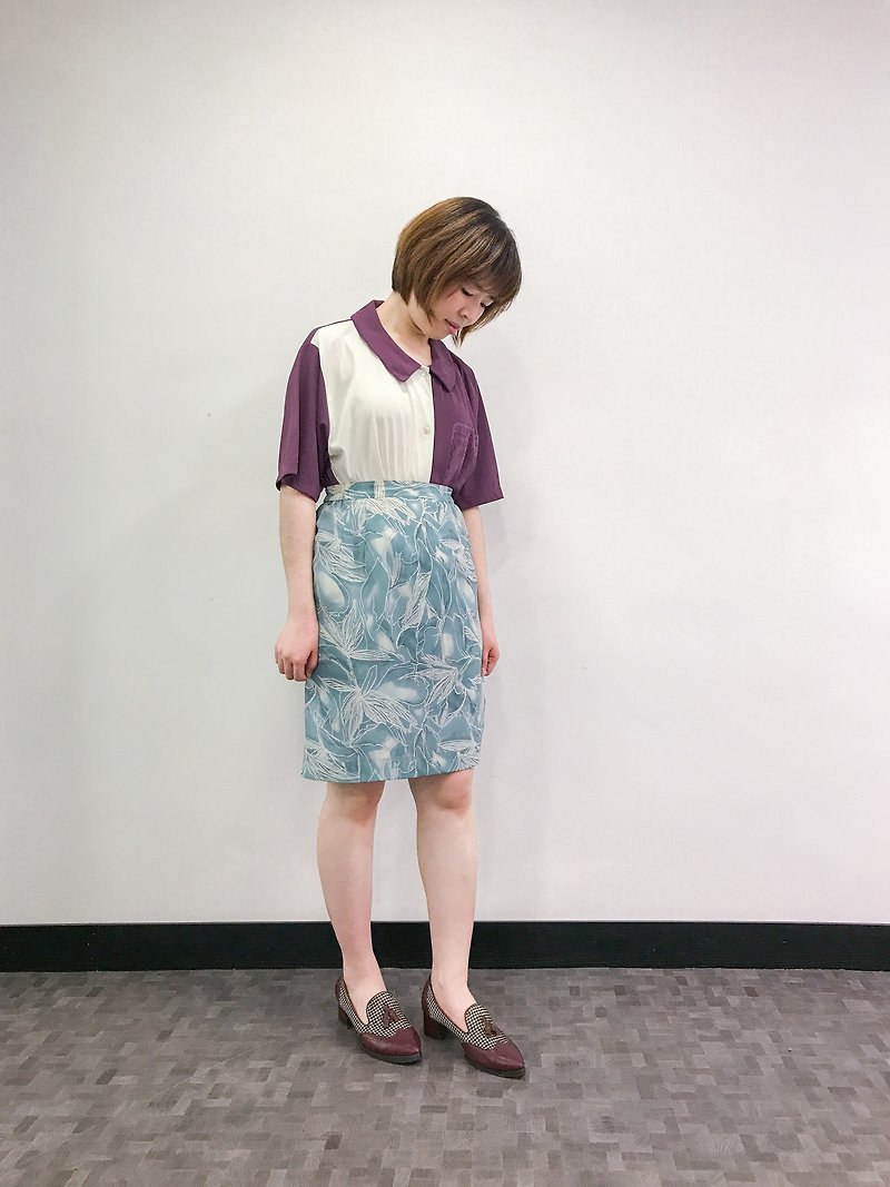 …｛DOTTORI :: BOTTOM｝Watery Blue Skirt - Skirts - Polyester Blue