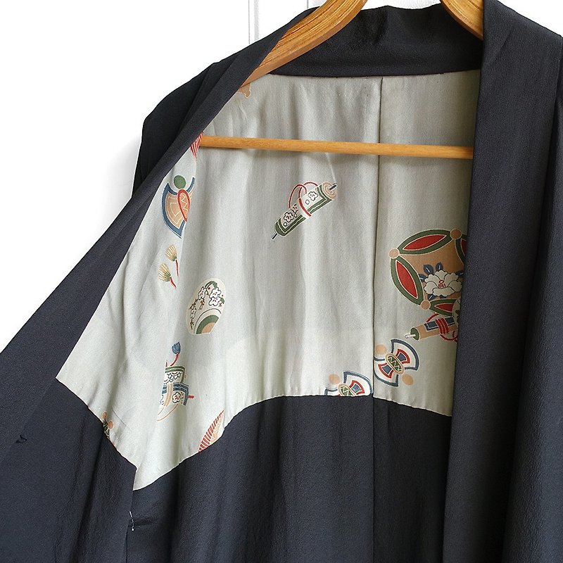 │Slowly │ Japanese antique - light long suits long coat O10 │ ancient. Vintage. Retro. - เสื้อแจ็คเก็ต - เส้นใยสังเคราะห์ หลากหลายสี