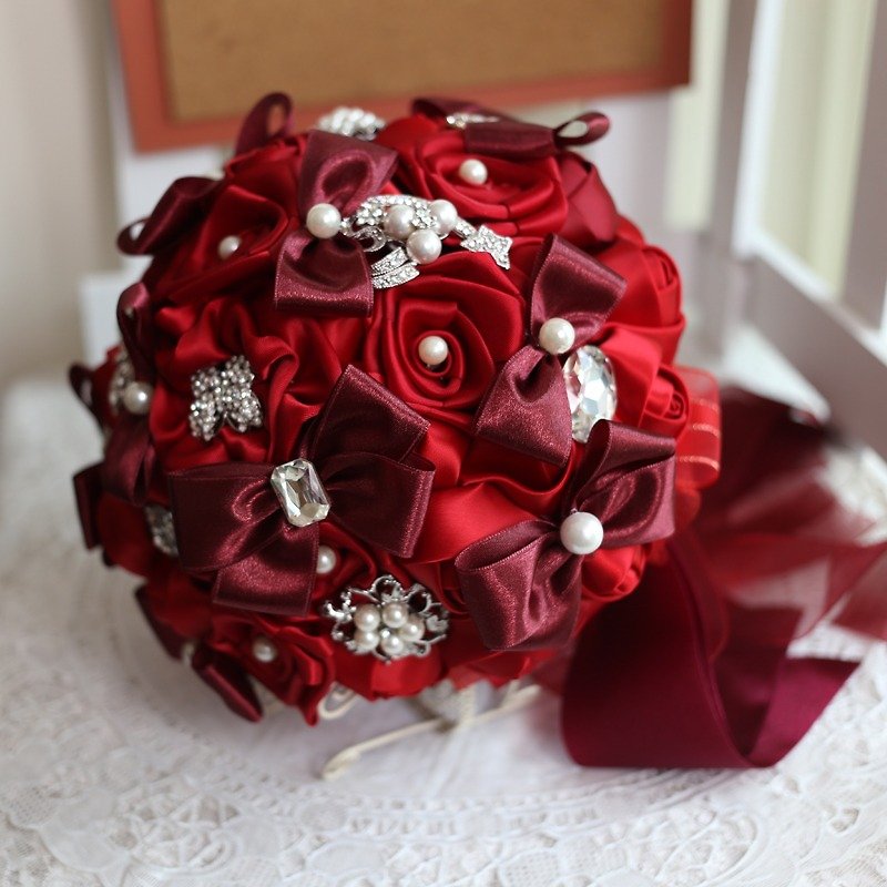 Wreaths Manor*Handmade jewelry bouquet*custom made ​​* ~ jewelry marry bouquet bouquet ~~~ NO.121 - Plants - Other Materials 