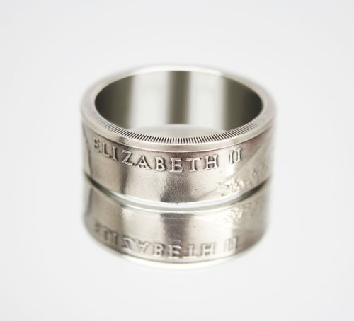CoinsRingsUkraine Australia Coin rings 20 cents 1966-1984 coin rings for men coin rings for women