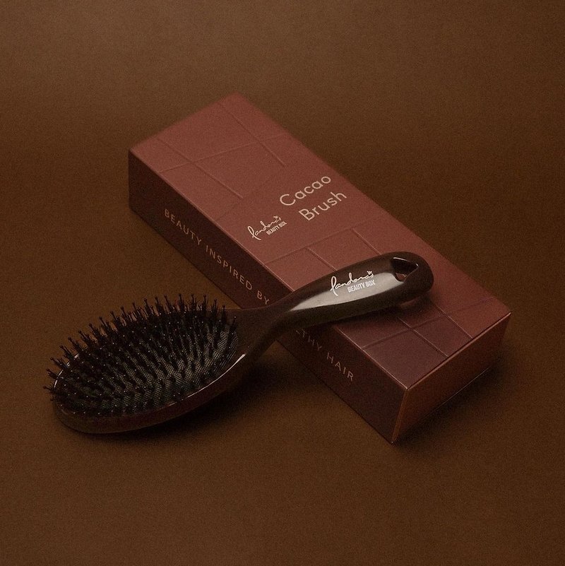 [Valentine's Day Gift Box] Cacao Bristle Comb | Pandora's Beauty Box - Makeup Brushes - Plastic 