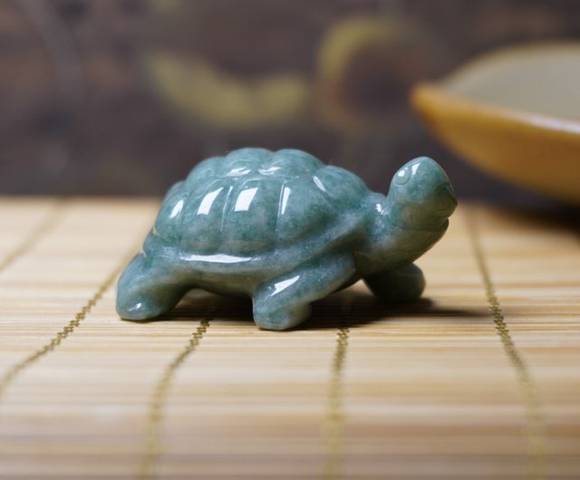 高品質の人気 ギフト | 天然翡翠 縁起と長寿】翡翠亀 - Yingluo ショップ 工芸品