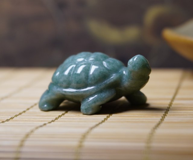 縁起と長寿】翡翠亀 天然翡翠 | ギフト - ショップ Yingluo