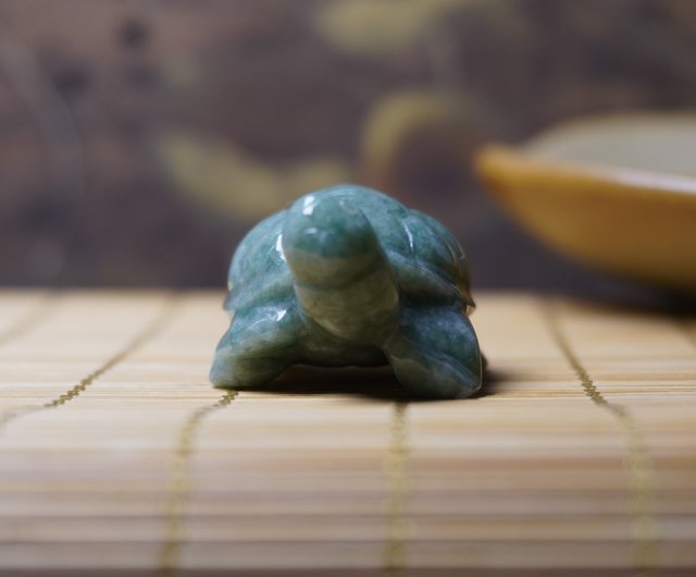 縁起と長寿】翡翠亀 天然翡翠 | ギフト - ショップ Yingluo