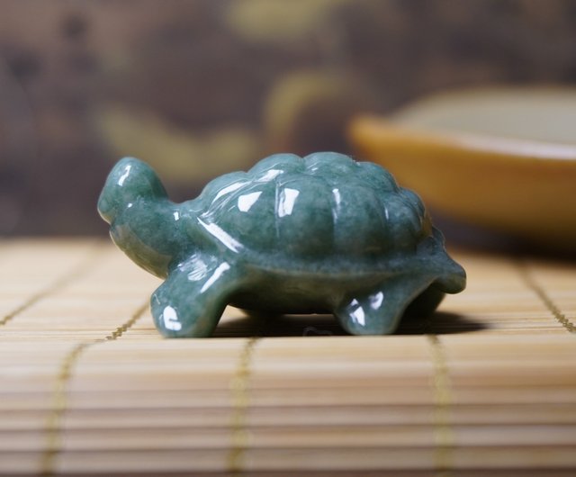 縁起と長寿】翡翠亀 天然翡翠 | ギフト - ショップ Yingluo