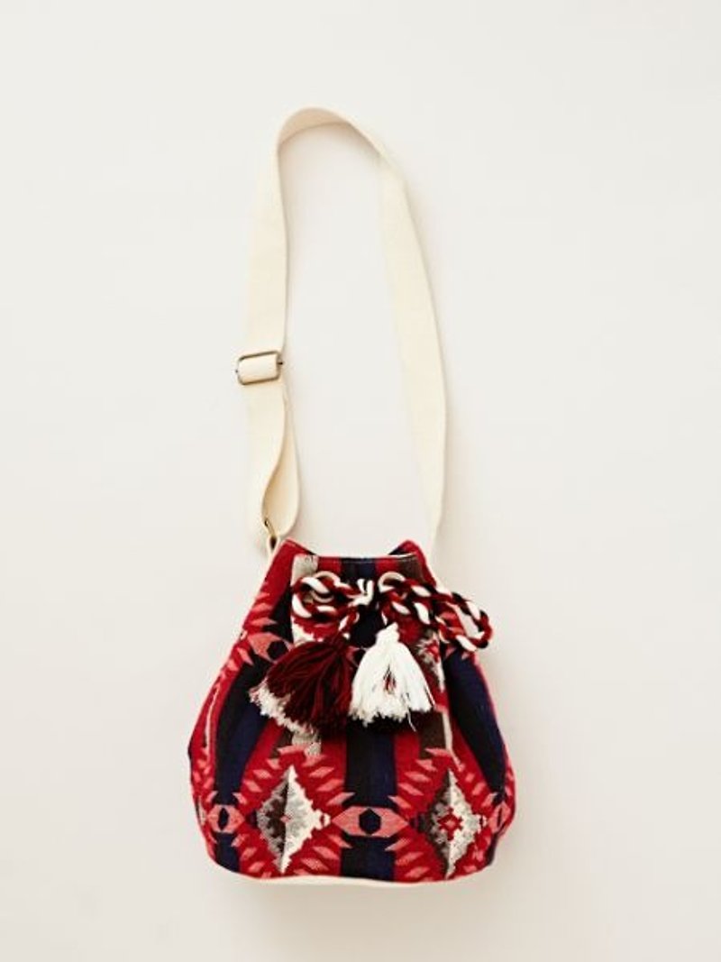 【Pre-order】 ☼ national sense of hand shoulder bag ☼BAG - Messenger Bags & Sling Bags - Other Materials Multicolor