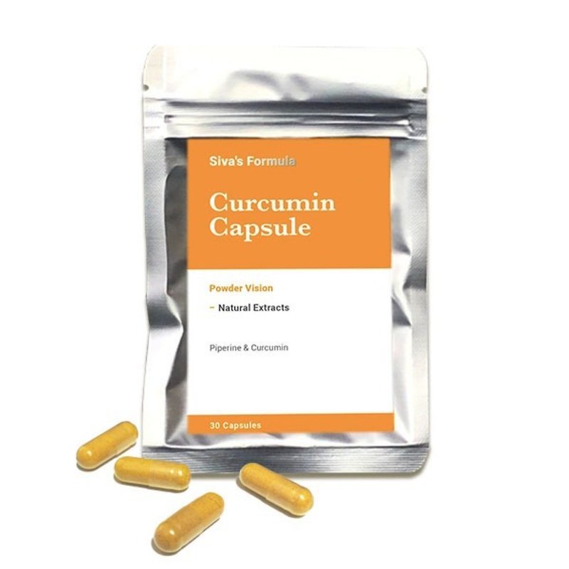 Three Extracts Turmeric Piperine Capsules - 健康食品・サプリメント - コンセントレート・抽出物 