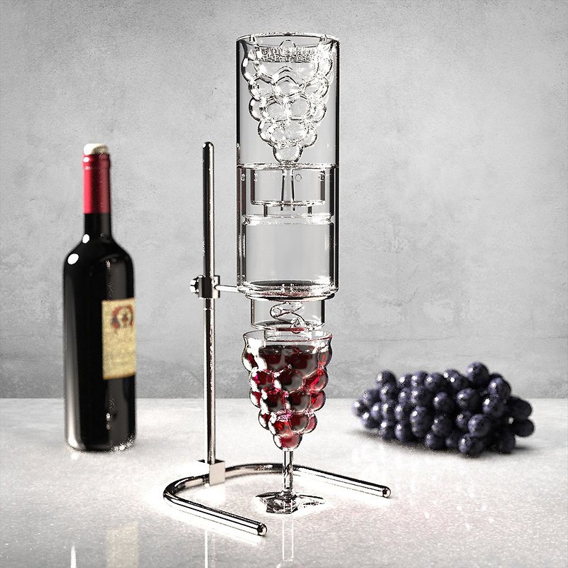 POLAR ICE - ディオニュソス デキャンタ スタッキング セット (4 ピース) - ワイングラス・酒器 - ガラス 透明