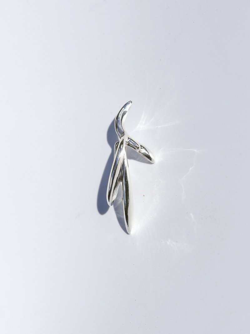 Waterfall Ear Cuff Waterfall Ear Cuff - Earrings & Clip-ons - Sterling Silver Silver