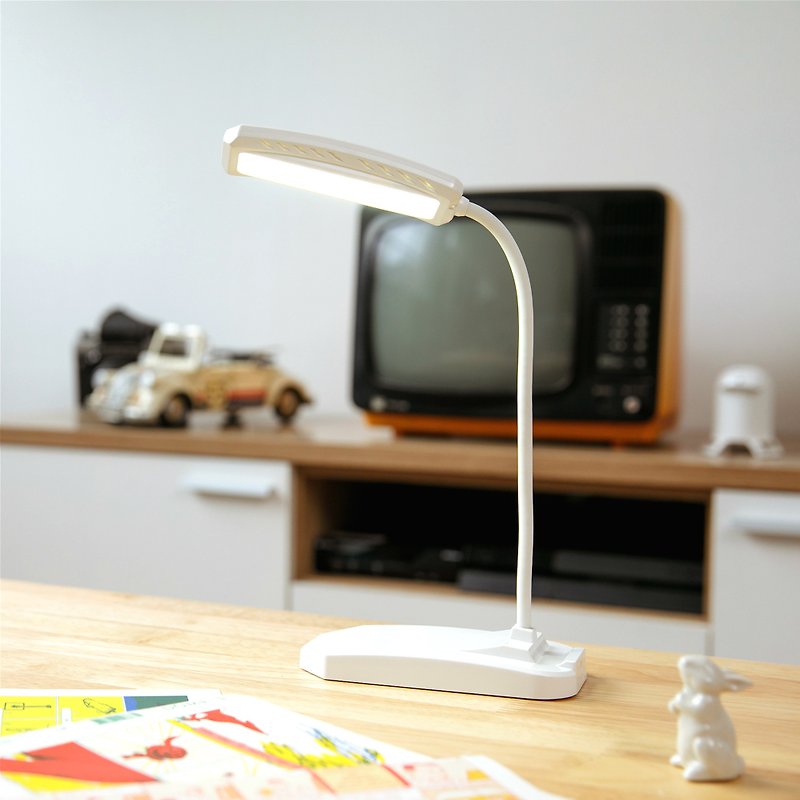 大型ヘッドランプテーブルランプベッドサイドランプ読書灯化粧ランプUSB充電調整可能角度停電が必要 - 照明・ランプ - プラスチック ホワイト