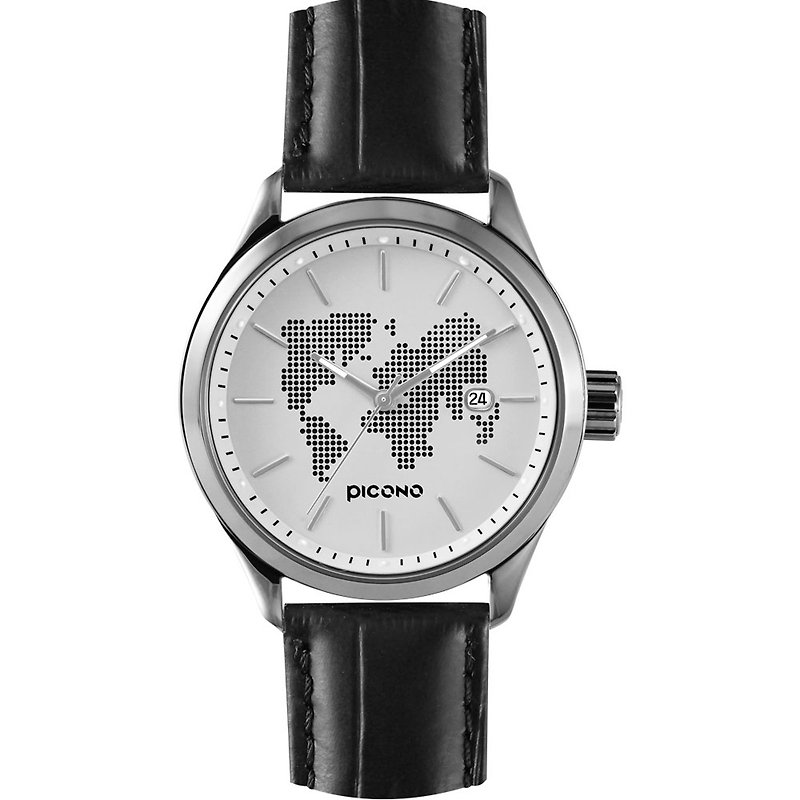 国際的な表情‧[国際] PICONOシリーズ - シルバー/ WD-12601 - 腕時計 - 金属 シルバー