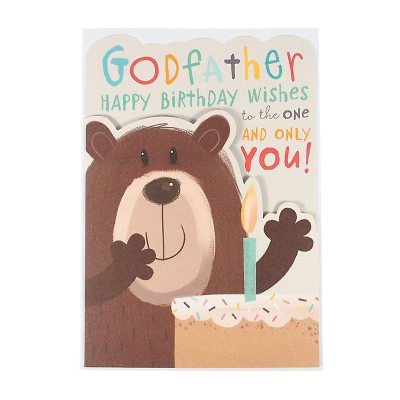 Happy birthday wishes from Godfather [Hallmark-GUS Card Birthday Wishes] - Cards & Postcards - Paper Multicolor