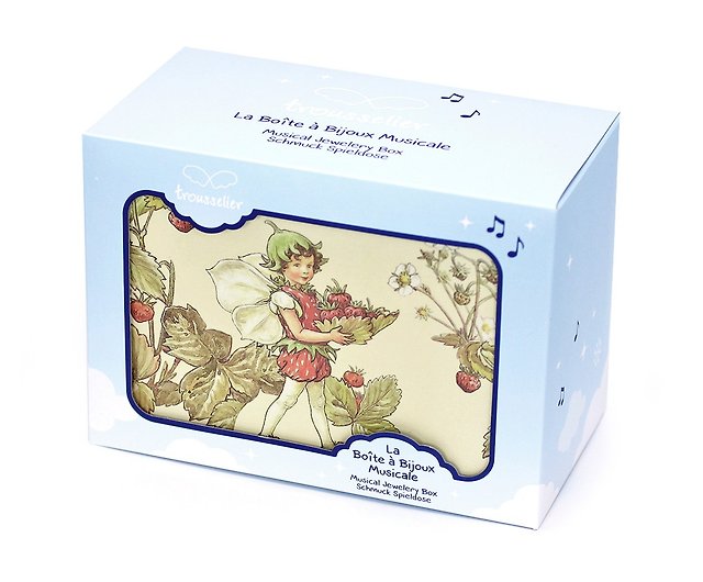 Fairy Strawberry Musical Jewellery Box - Flower Fairies Figurine Fairy  S60615 - Shop trousselier-hk Kids' Toys - Pinkoi