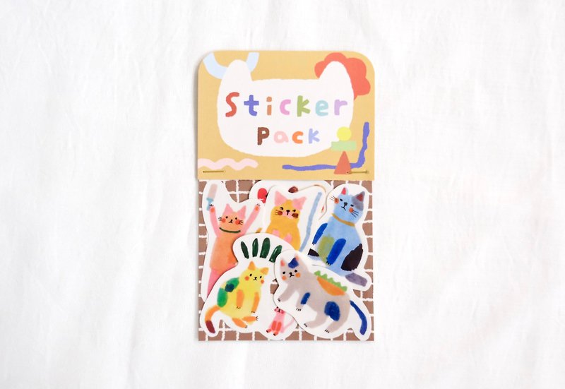 Kindergarten Mishima Sticker Set - Stickers - Paper Multicolor