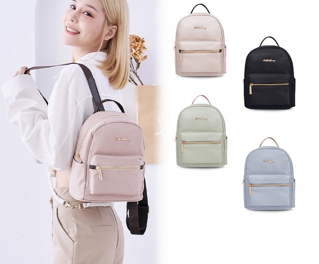 Fashionable Plain Color Intellectual Paris Elegant aesthetics and practical mini backpack four colors in total Shop bsds2006 Backpacks Pinkoi