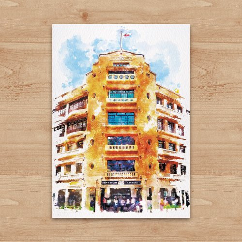 尼森設計 Nisan Design 明信片 繪畫系列 – 臺南 林百貨