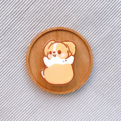 柯基犬卡卡 Corgi KaKa 手機氣囊支架 / 柯基 / 限量 / 柯基犬卡卡 / 抱抱款