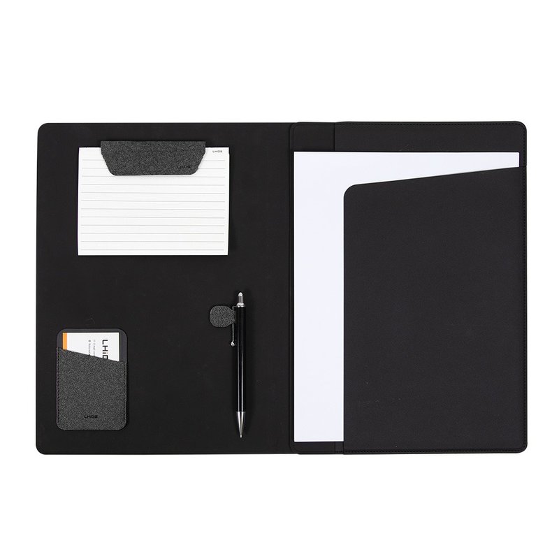 LHiDS Magnetic Absorption Notebook 2.0 (A4) - Textured Black - สมุดบันทึก/สมุดปฏิทิน - วัสดุอื่นๆ 