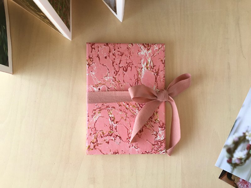 飾れるアルバム　マーブル紙　A6 - 相簿/相册 - 紙 粉紅色