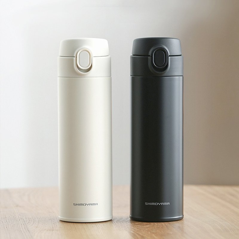 日本霜山 彈蓋式316不鏽鋼保冷保溫瓶-480ml-多色可選 - 保溫瓶/保溫杯 - 不鏽鋼 多色