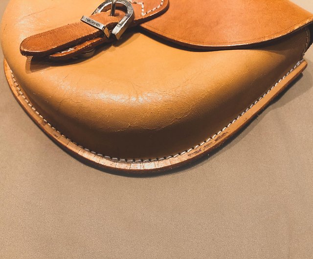 Vintage, Bags, Vintage Courreges Leather Saddle Bag