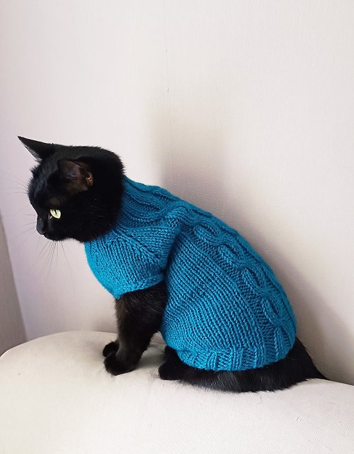 StylishCatDesign Cat jumper Cat sweater Clothes for pets Cats clothes Pet outfit Pet clothes