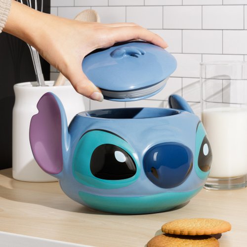 スティッチ　ディズニー　リロ＆スティッチ　陶器　クッキーポット　小物入 30 スティッチ ディズニー リロ＆スティッチ 陶器 クッキーポット