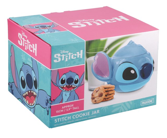 Hot RETIRED Disney Direct Stitch Cookie Jar LILO & STITCH Head Kitchenware