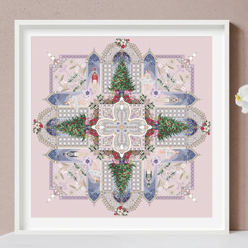 The Nutcracker Mandala Cross Stitch Pattern PDF - DIY Tutorials ＆ Reference Materials - Other Materials 