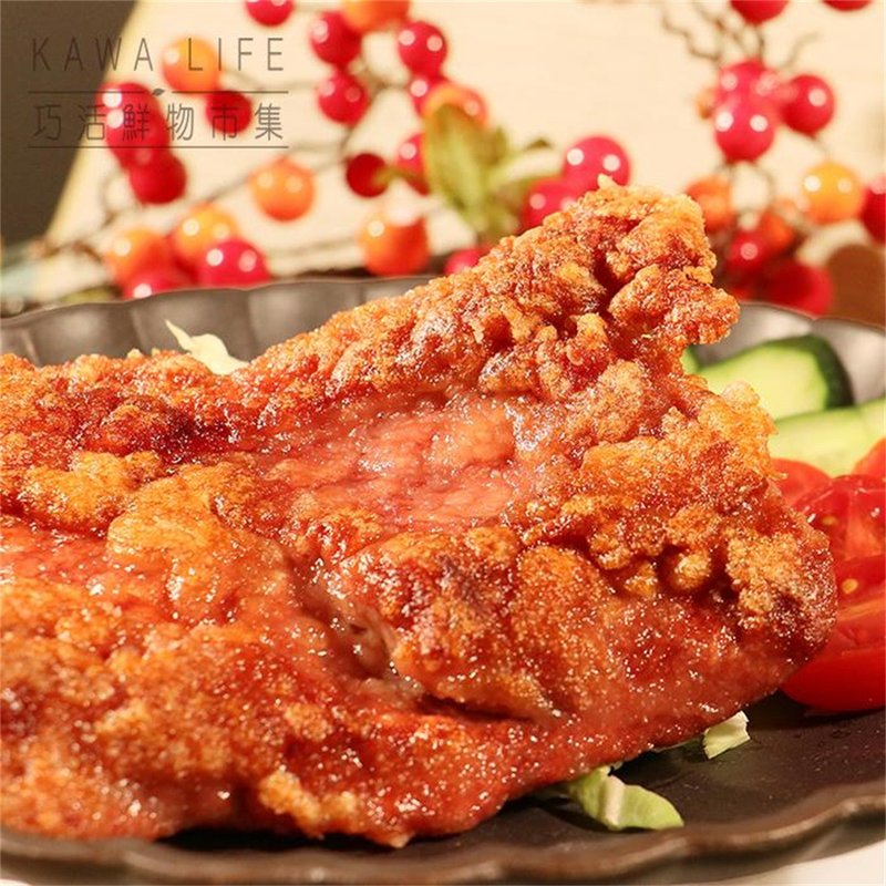 【合喬饗鮮】能量豬無骨紅糟肉排500g/包/油煎烤/滿999再送保冰袋 - 其他 - 新鮮食材 