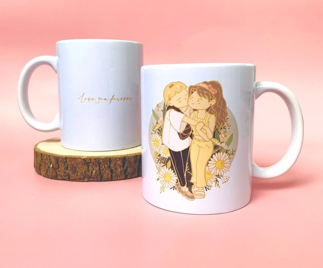 Couple Coffee Mug: Marital Status: Completely Happy With You –