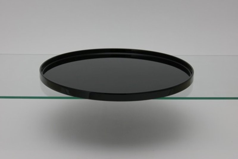 Pinkoi Proxy Purchase -  Black 1 shaku round tray, plain - Small Plates & Saucers - Wood 