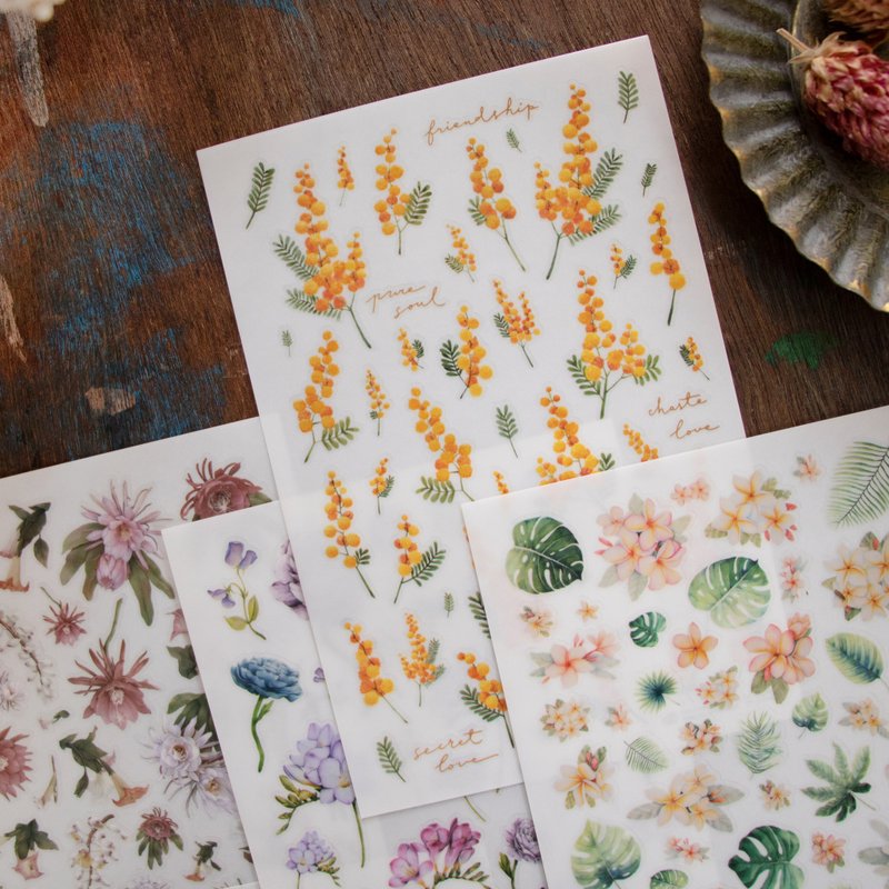 花色集 なつ 花柄 転写シール 剥離紙付き 6種類が各1枚ずつ ショップ Loidesign シール Pinkoi 花色集 なつ 花柄 転写シール 剥離紙付き 6種類が各1枚ずつ ショップ Loidesign シール Pinkoi