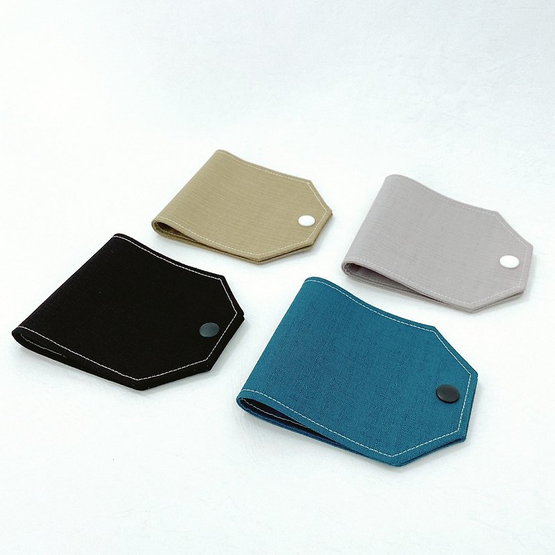 /Plain color series//Mask storage folder/Portable mask storage/Outlet cover folder - Face Masks - Cotton & Hemp Multicolor