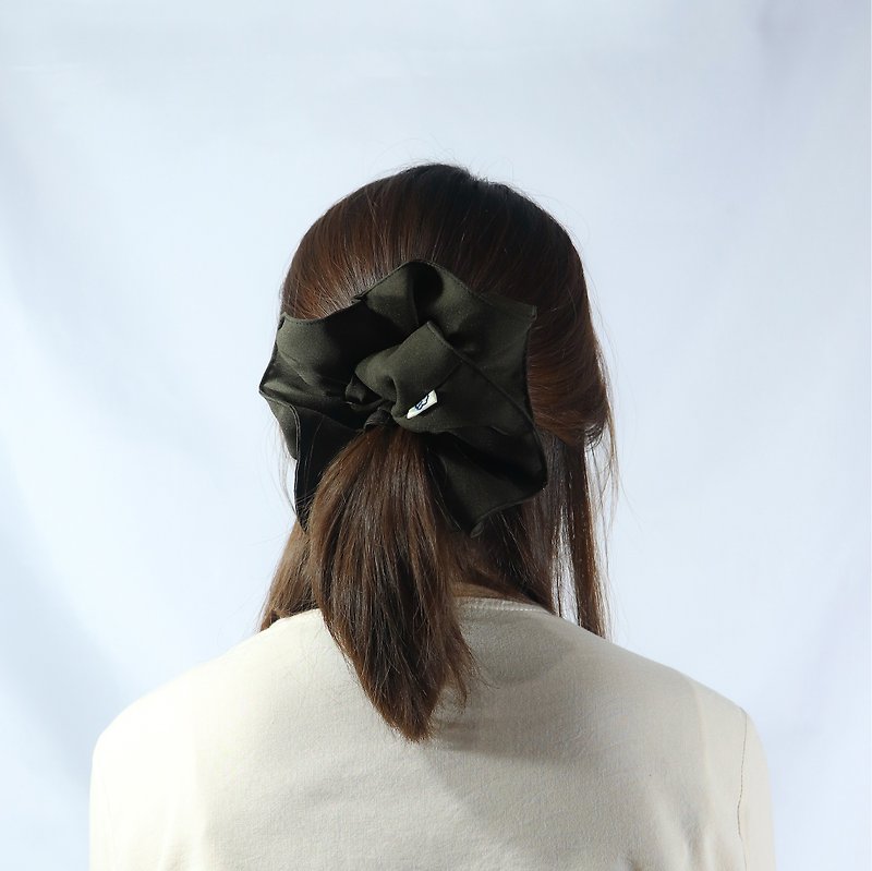 ice cream scrunchies - charcoal - Hair Accessories - Polyester 