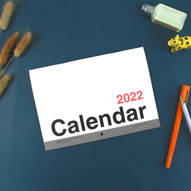 Chuyu 2022 A4/13K wall-mounted monthly calendar/wall calendar/event calendar/memory calendar annual calendar-vertical - Calendars - Paper White