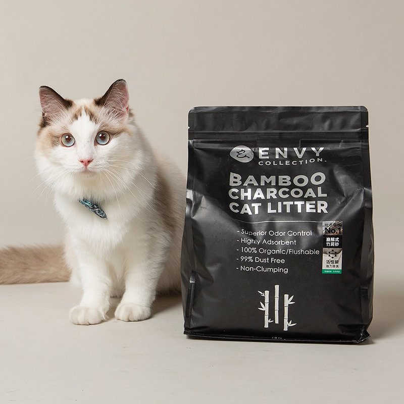 ENVY COLLECTION Ecofriendly bamboo charcoal cat littersawdust sand