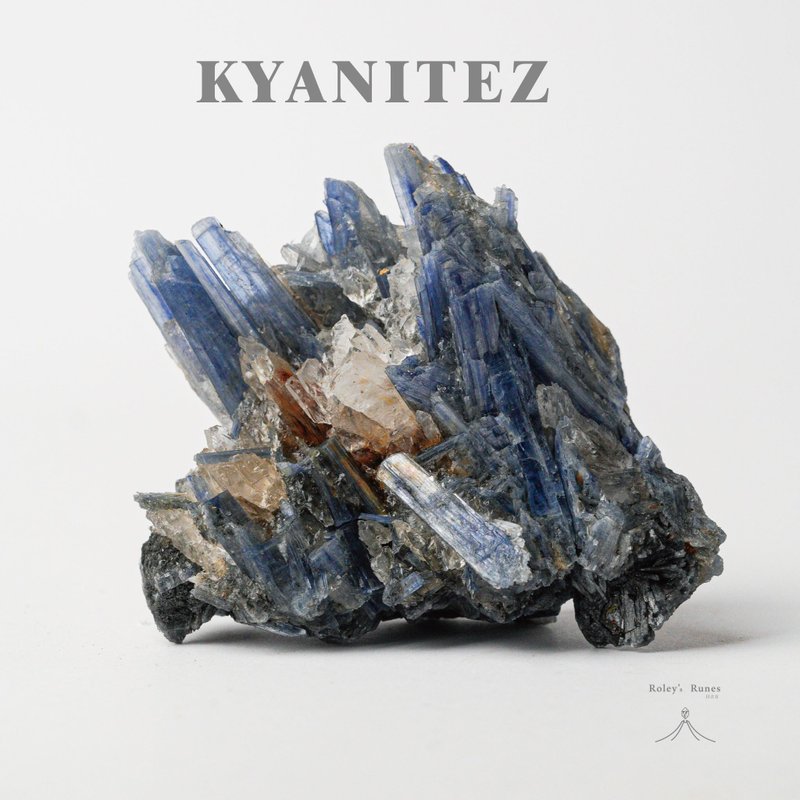 巴西-藍晶石共生白水晶 - 擺飾/家飾品 - 水晶 藍色