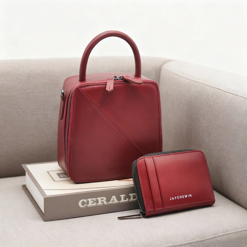 【 特價 】Be Max Combo Set - Flat Wallet ProMax & Bag - 手提包/手提袋 - 真皮 黑色