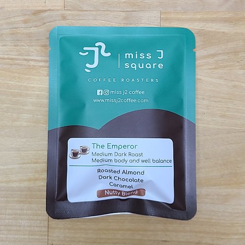 Miss J Square Coffee Espresso Blend - The Emperor 咖啡掛耳包 (5包 / 10包)