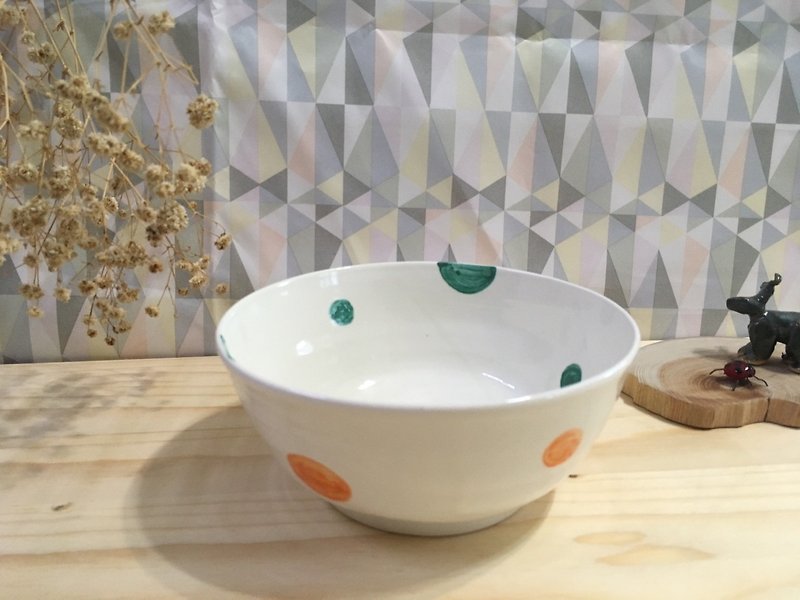 リトルラウンド - 手作りの陶器鉢 - 茶碗・ボウル - 陶器 グリーン