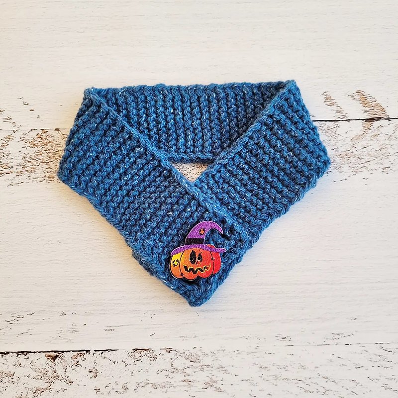 Halloween Cat/Dog Scarf/Halloween Pet Outfit Bandana - Clothing & Accessories - Wool 