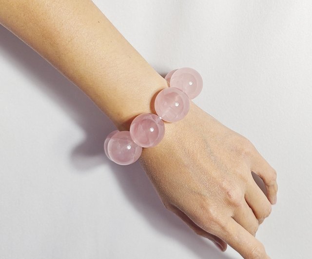 スターライトローズクォーツラブピーチブロッサムノーブルコレクション