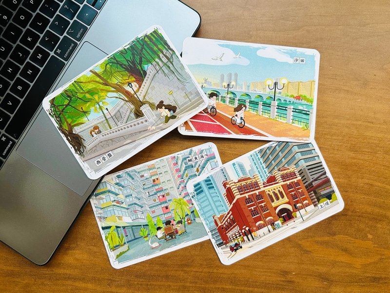 【Exclusive Combo】【Hong Kong Diary 03】Postcard Set丨Amazing Studio - Cards & Postcards - Paper Multicolor