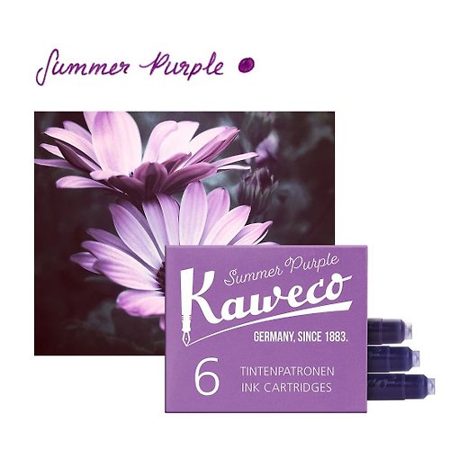KAWECO 台灣 德國 KAWECO 歐規卡水 卡式墨水管 夏日紫