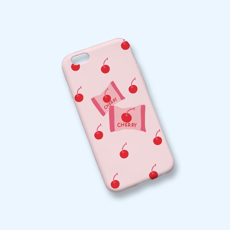 Xishou Ranch | Cherry-flavored mobile phone case/Shatter-resistant Huawei iphone millet oppo Samsung can be customized - อุปกรณ์เสริมอื่น ๆ - พลาสติก หลากหลายสี